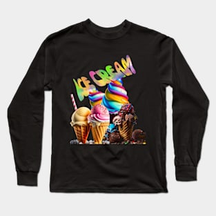 Ice Cream Long Sleeve T-Shirt